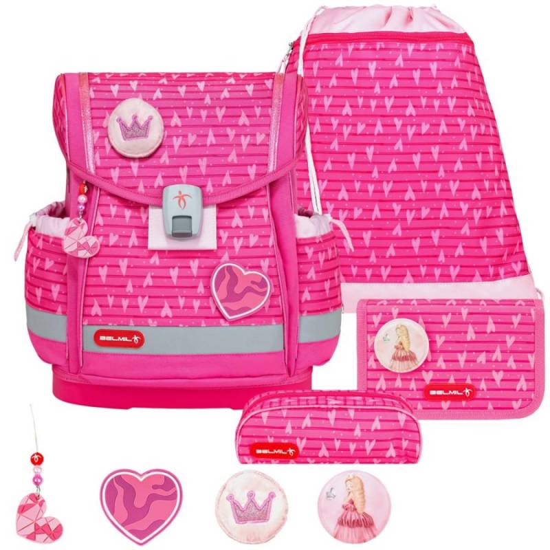 Schulranzen-Set CLASSY-PLUS mit PATCH 5tlg Princess von Belmil