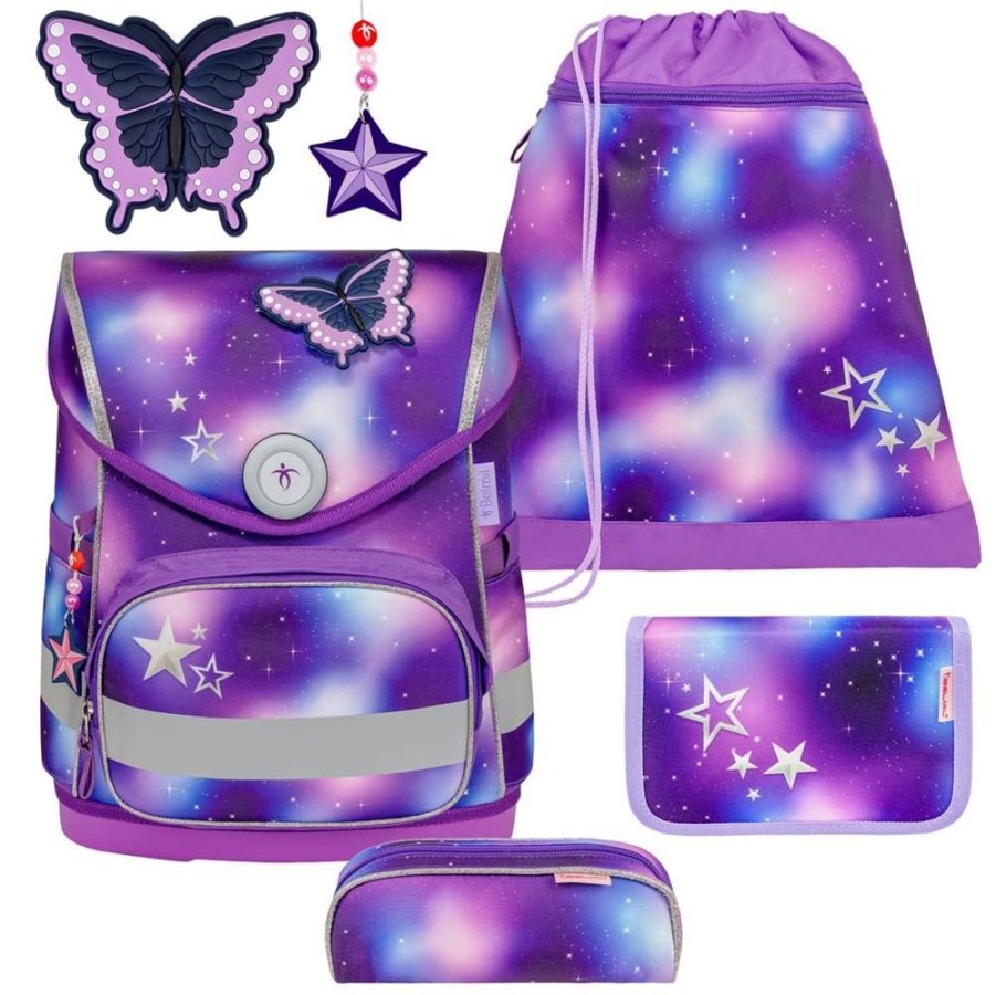 Schulranzen Set COMPACT mit PATCH 5tlg Shining Fairy von Belmil