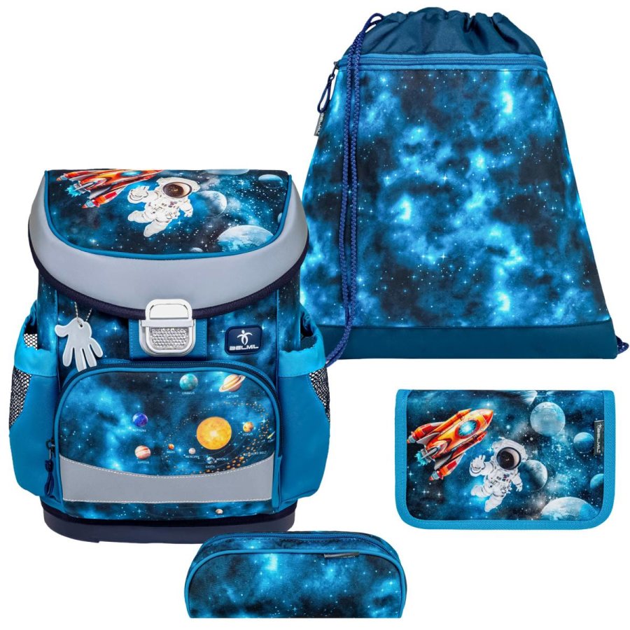 Schulranzen Set MINI FIT 4tlg. für kleinere Kinder Infinity Space von Belmil