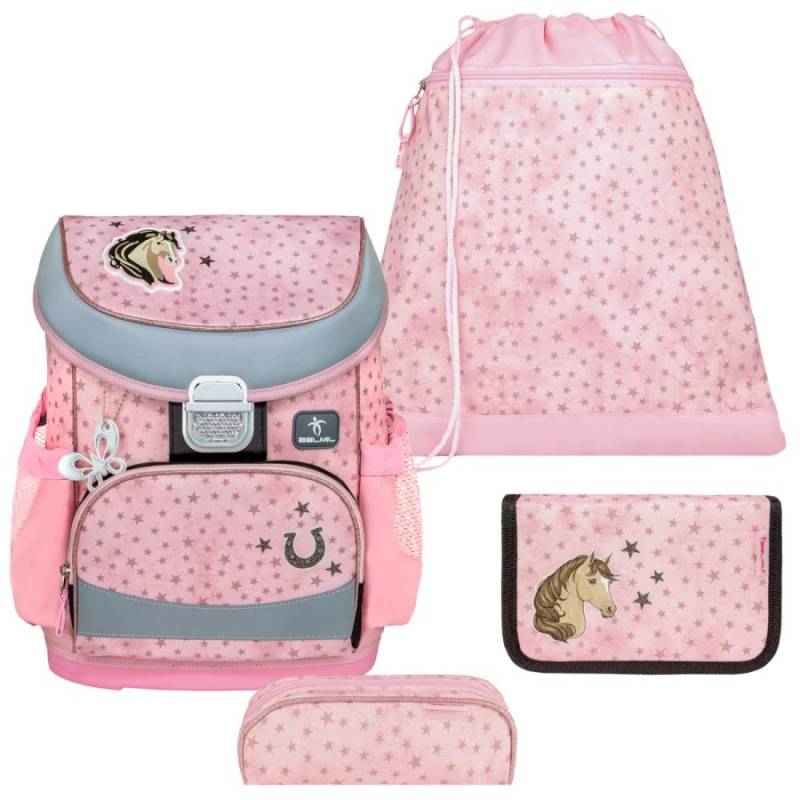 Schulranzen Set MINI FIT 4tlg. für kleinere Kinder Star Horses von Belmil