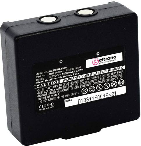 Beltrona Kran-Fernbedienungs-Akku 3.6V 1500 mAh von Beltrona