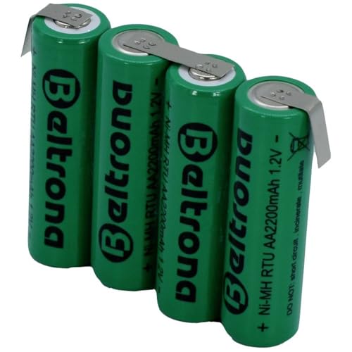 Beltrona RTU4AAZ Akkupack 4X Mignon (AA) Z-Lötfahne NiMH 4.8 V 2200 mAh von Beltrona