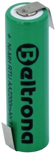 Beltrona RTUAAZ Spezial-Akku Mignon (AA) Z-Lötfahne NiMH 1.2V 2200 mAh von Beltrona