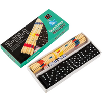 JOHN 40345 BELUGA Brettspiele-Set Domino, Mikado, Würfelset JOHN 40345 BELUGA Brettspiele-Set Domino, Mikado, Würfelset von Beluga