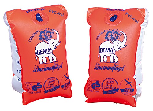 Bema 18020 Schwimmfluegel WFF,orange, Größe 00, 12,5x19,5 cm Höchstgewicht: 11 Kg von Bema