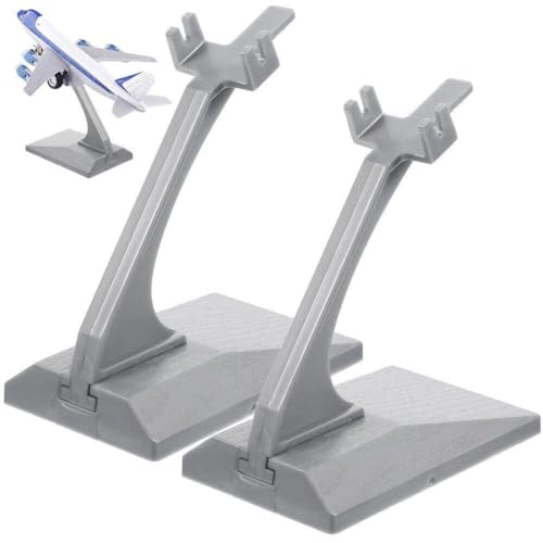Bemvp Ständer Für Flugzeugmodelle, 2 Stück, Kunststoff-modellflugzeug-ausstellungsständer, Mini-Flugzeug-modellhalter Ohne Flugzeugmodell Für Die Anzeige Von Flugzeugmodellen von Bemvp