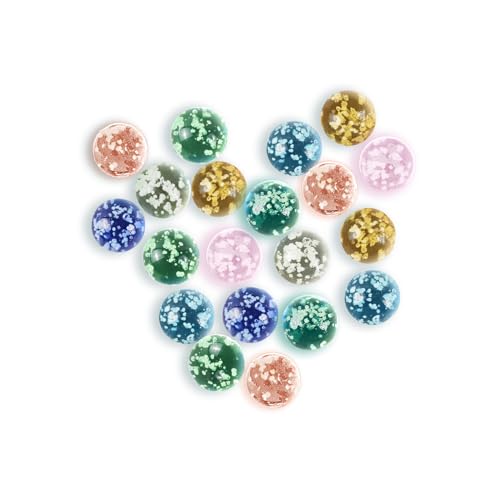 Ben & Bel Glasmurmeln, leuchtet im Dunkeln, EIN Set mit 20 mehrfarbigen gepunkteten Murmeln, verpackt in Einer exquisiten transparenten Plastikbox, für Kugelbahn, DIY und Heimdekoration Ben & Bel Glasmurmeln, leuchtet im Dunkeln, EIN Set mit 20 mehrfarbigen gepunkteten Murmeln, verpackt in Einer exquisiten transparenten Plastikbox, für Kugelbahn, DIY und Heimdekoration von Ben & Bel