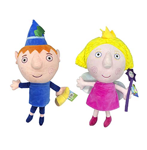 Ben & Holly 's Little Kingdom Plüschtier Ben & Holly Super weiche Qualität (40 cm, Set Ben & Holly) von Ben & Holly