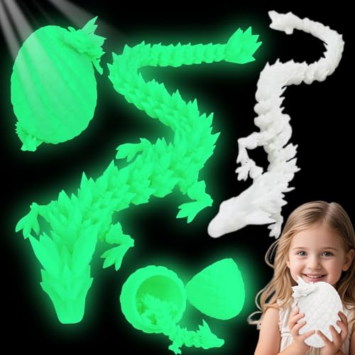 Benaton Drachenei Mit Drache, Drachen Spielzeug, Beweglicher 3D Gedruckter Drache, Mythische Dracheneier Mit Drachen Im Inneren, 3D-Gedruckter Beweglicher Überraschungsdrache Für Kinder Erwachsene Benaton Drachenei Mit Drache, Drachen Spielzeug, Beweglicher 3D Gedruckter Drache, Mythische Dracheneier Mit Drachen Im Inneren, 3D-Gedruckter Beweglicher Überraschungsdrache Für Kinder Erwachsene von Benaton