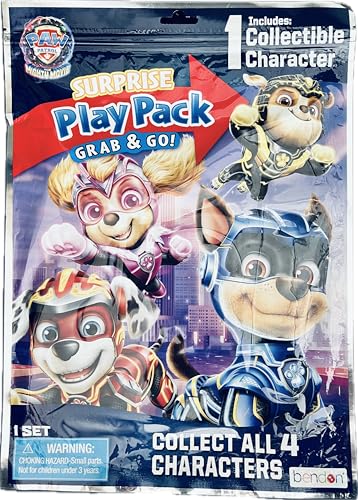 Surprise Play Pack Grab & Go für Jungen und Mädchen - Paw Patrol (5 Packungen) von Bendon