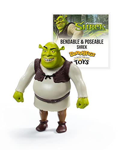 The Noble Collection NN1189 Shreck Shrek Figur, farbig, único von BendyFigs