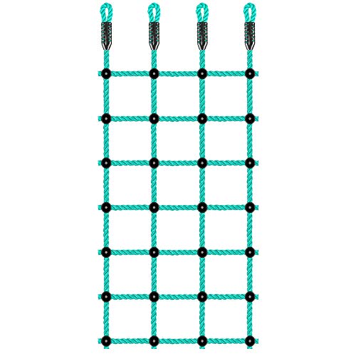 BeneLabel Kletternetz Kinder, Indoor Outdoor Garten Klettergerüst Kinderzimmer Netz Nylonseil Leiter für Spielgeräte, Kinderschaukel, Spielplatz, Baumhaus Hindernisparcours Trainingszubehör,196 x 76cm BeneLabel Kletternetz Kinder, Indoor Outdoor Garten Klettergerüst Kinderzimmer Netz Nylonseil Leiter für Spielgeräte, Kinderschaukel, Spielplatz, Baumhaus Hindernisparcours Trainingszubehör,196 x 76cm von BeneLabel