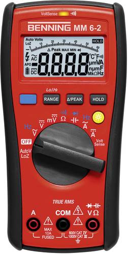 Benning MM 6-2 Hand-Multimeter digital CAT III 1000 V, CAT IV 600V Anzeige (Counts): 6000 von Benning