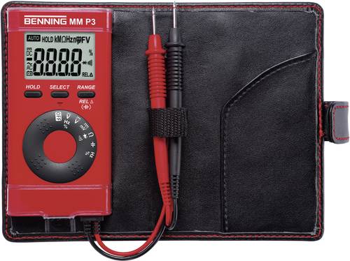 Benning MM P3 Hand-Multimeter digital CAT II 600 V, CAT III 300V Anzeige (Counts): 4000 von Benning