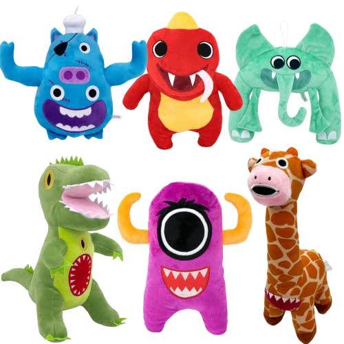 Benolls 6pc Garten of Banban Plüsch,Garden of Banban Jumbo Josh Plushies,Plush Toy Garten of Banban,Garten von Banban Figuren für Sammler und Kinder gleichermaßen von Benolls