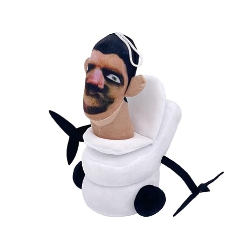 Benolls Skibidi Toilet Plush Toy,Skibidi Toilet Titan Speakerman Plüsch, Titan Tv Man Stuffed Toys,Soft Comfortable Filled Skibidi Toilet Plush Spielzeug Geschenk für Kinder(Toilet) von Benolls