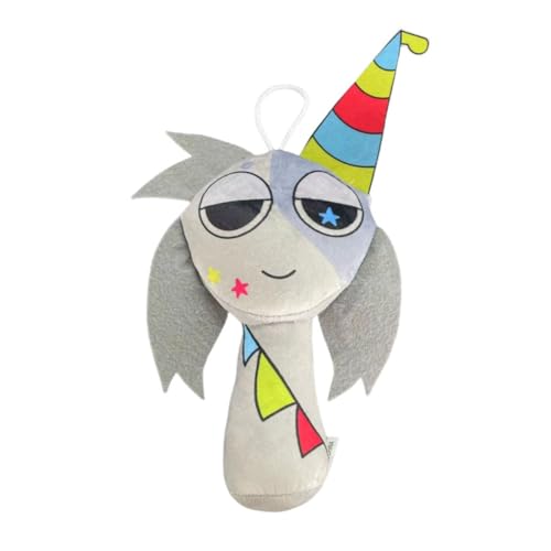 Benolls Sprunki Plushies Merch,Sprunki Plush Toys,Soft Stuffed Animal Pillow Figure Doll Christmas Birthday Gifts for Adult Kids (New Grey) von Benolls