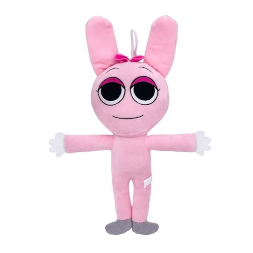 Benolls Sprunki Plushies Merch,Sprunki Plush Toys,Soft Stuffed Animal Pillow Figure Doll Christmas Birthday Gifts for Adult Kids (Pink Plush) von Benolls