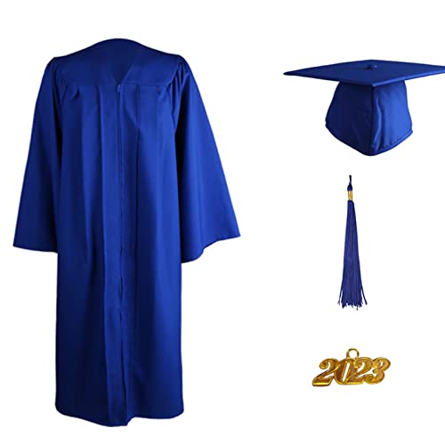 Beokeuioe Abi Master Kostüm Abschluss Talar mit Hut 2023 Graduation Robe Bachelor Uni Geschenke Absolventen Akademischer Herren Damen Graduation Robe Uni Master Kostüm für Hochschule von Beokeuioe