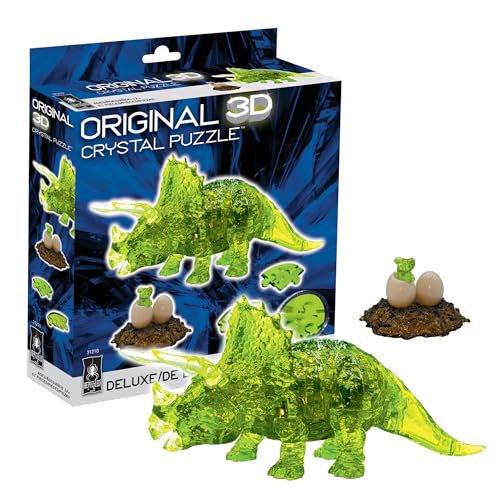 University Games 3-D Licensed Crystal Puzzle-Triceratops With Baby von Bepuzzled