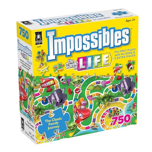 University Games BePuzzled Impossibles Jigsaw Puzzle 750 Pieces 19"X26.5"-Game Of Life von Bepuzzled