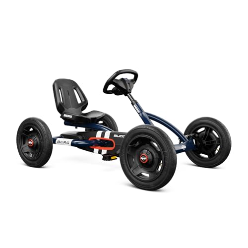 BERG Buddy Classic Blue Pedal GoKart | Kinderfahrzeug, Tretfahrzeug mit hohem Sicherheitstandard, Luftreifen und Freilauf, Kinderspielzeug geeignet für Kinder im Alter von 3-8 Jahren von Berg