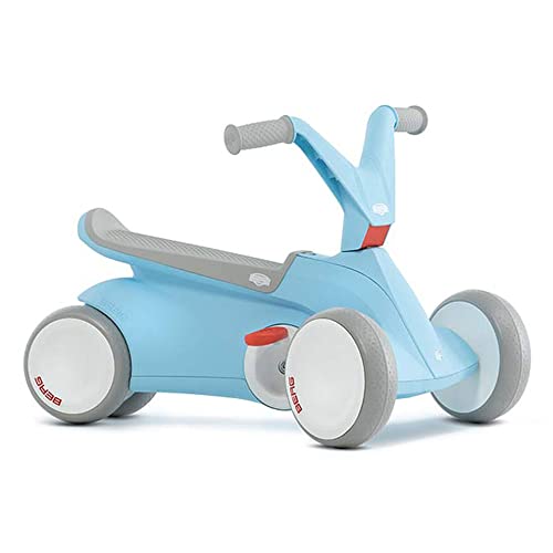 Berg GO² 2in1 Rutschauto, Rutscher & Laufrad, Kinderrutscher, Kinderauto mit Ausklappbare Pedale, Kinderspielzeug für Kinder von 10 Monaten (Blue) von Berg