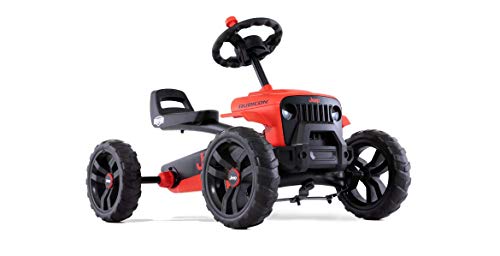 Berg Gokart Buzzy Jeep Rubicon | Kinderfahrzeug, Tretauto, Sicherheid und Stabilität, Kinderspielzeug geeignet für Kinder im Alter von 2-5 Jahren von Berg