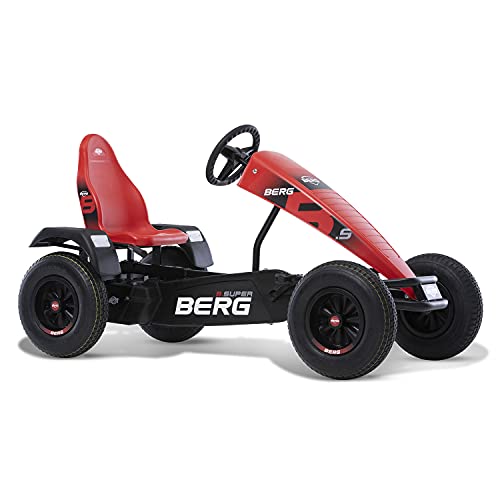 Berg Gokart mit XL-Frame B.Super Red mit Dreigangschaltung | Kinderfahrzeug, Tretauto mit Verstellbarer Sitz, Mit Freilauf, Kinderspielzeug geeignet für Kinder im Alter ab 5 Jahren von Berg