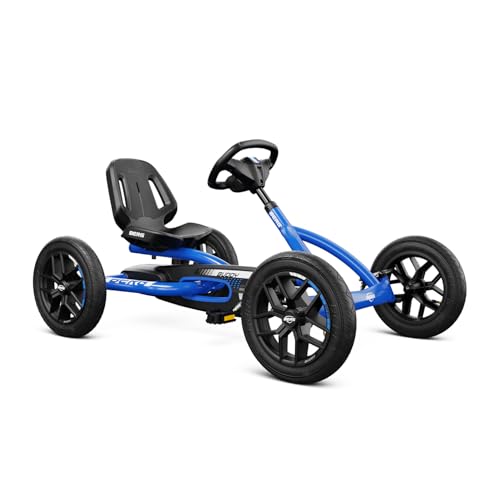 BERG Buddy Blue GoKart | Kinderfahrzeug, Tretfahrzeug mit hohem Sicherheitstandard, Luftreifen und Freilauf, Kinderspielzeug geeignet für Kinder im Alter von 3-8 Jahren von Berg