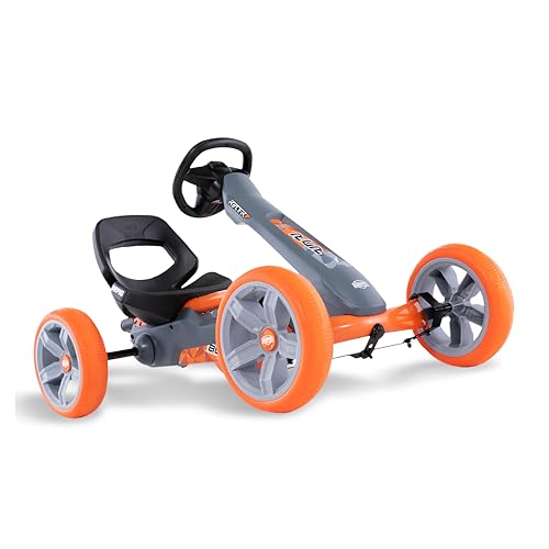 BERG Pedal-Gokart Reppy Racer mit Soundbox | KinderFahrzeug, Tretfahrzeug mit hohem Sicherheitstandard, Kinderspielzeug geeignet für Kinder im Alter von 2.5-6 Jahren, 98 x 59 x 58 cm von Berg