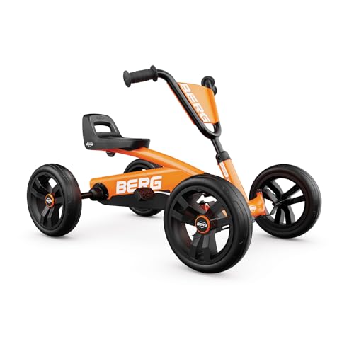 BERG Buzzy Orange Pedal Gokart, Kinderfahrzeug, Tretauto, Kettcar ab 2 Jahre, Hohe Sicherheid und Stabilität, Tretfahrzeug für Kinder, Orange BERG Buzzy Orange Pedal Gokart, Kinderfahrzeug, Tretauto, Kettcar ab 2 Jahre, Hohe Sicherheid und Stabilität, Tretfahrzeug für Kinder, Orange von Berg