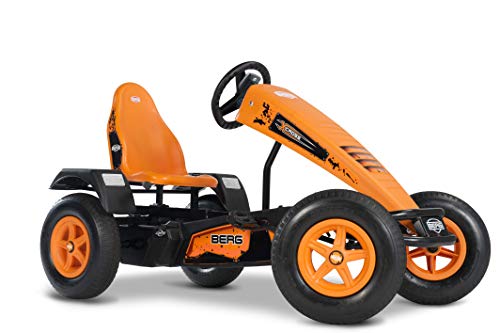 Berg Gokart mit XL-Frame X-Cross mit Dreigangschaltung | Kinderfahrzeug, Tretauto mit Verstellbarer Sitz, Mit Freilauf, Kinderspielzeug geeignet für Kinder im Alter ab 5 Jahren von Berg