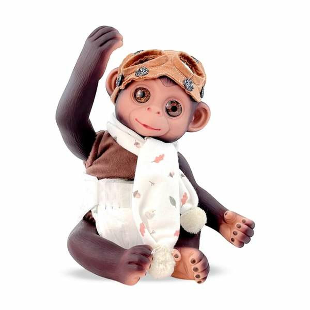 Babypuppe Berjuan Anireal 35 cm Pilot Affe von Berjuan