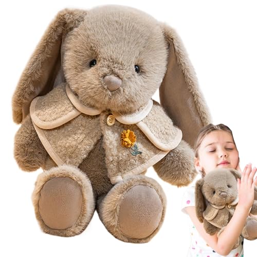 Berriphonia Plüsch Bunny Doll - Huggable Plüsch -Lop - -Hasenkissen, Entzückendes Tierkaninchen -Puppenspielzeug Für Wohnzimmer, Schlafzimmer, Auto von Berriphonia