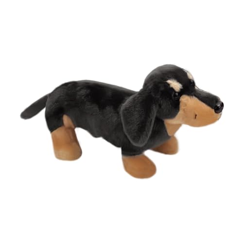 Berriphonia Stofftier Hund - Wiener Hund Plüschtier, Wursthund Cartoon Kissen | Weiches Plüschkissen für Kinder und Heimdekoration, 9,84 x 3,94 x 5,91 Zoll von Berriphonia