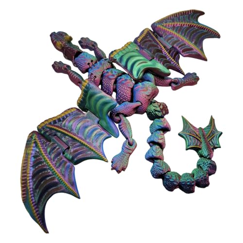 Drachenpuppen für Erwachsene | Realistische Drachen Handpuppen, gedruckte Tierpuppen realistische niedliche Fingerpuppen Dragon Puppenspielzeug für Schulen von Berriphonia