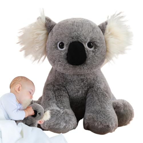 Koala Plüsch - Realistischer Emotionaler Begleiter Koala Puppe, Weiches Tier Gefülltes Spielzeug | Tröstende Kumpel Für Mädchen Reisen Bettautos Kuschelt Kuscheln Emotionales Unterstüt Koala Plüsch - Realistischer Emotionaler Begleiter Koala Puppe, Weiches Tier Gefülltes Spielzeug | Tröstende Kumpel Für Mädchen Reisen Bettautos Kuschelt Kuscheln Emotionales Unterstüt von Berriphonia