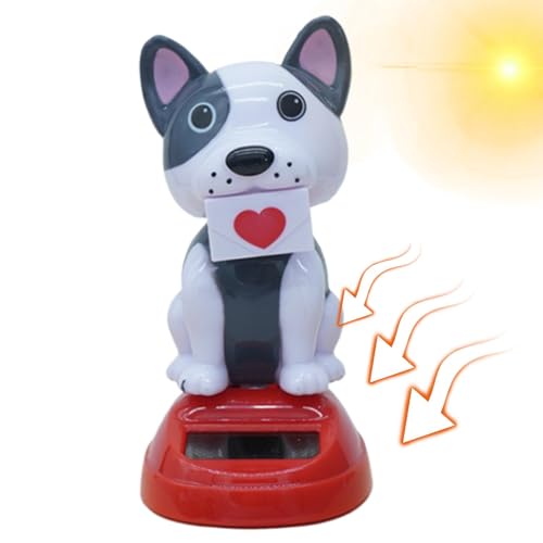 Solarbetriebene Bobblehead Tiere - Armaturenbrett-Figuren für Autos, solarbetriebene tanzende Spielzeuge | Niedliche Armaturenbrett-Ornamente 'Autos, dekorative Figur für den Desktop von San für das von Berriphonia