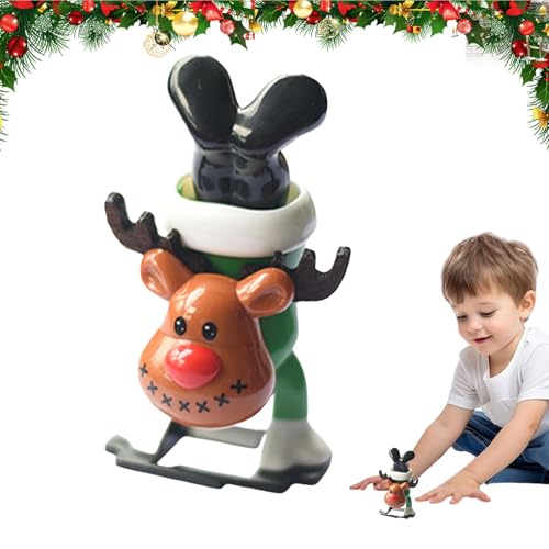 Weihnachtsspielzeug | Weihnachten Wind -up -Spielzeug | Rentier Bear Spring & Windup Toys 2,76 Zoll für Klassen von Berriphonia