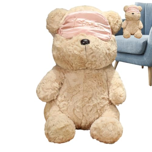 Besreey Bären-Plüschtiere, Bären-Stofftier | Bequeme Plüschtiere | Bärenpuppe, entzückende Bärenpuppe, weiches Kissen, Tier, Stofftier, 34,9 cm, für Heimdekoration von Besreey