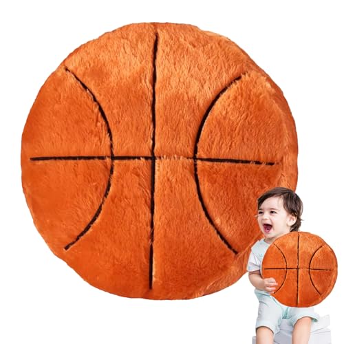 Besreey Basketball-Plüschkissen, Basketball-Kissen,Plüsch-Sport-Wurfkissen in Basketballform - Flauschiges gefülltes Sportbälle-Spielzeug, weiches gefülltes Kissen für Schlafzimmer, Büros Besreey Basketball-Plüschkissen, Basketball-Kissen,Plüsch-Sport-Wurfkissen in Basketballform - Flauschiges gefülltes Sportbälle-Spielzeug, weiches gefülltes Kissen für Schlafzimmer, Büros von Besreey