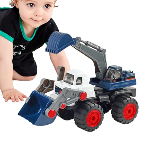 Besreey Bauspielzeug für Kinder, Baggerspielzeugmodell - Bulldozer -Modell für | Kindertagesstaatungsthema -Spiel Indoor Outdoor -Spiel für Hinterhof, Schlafzimmer von Besreey