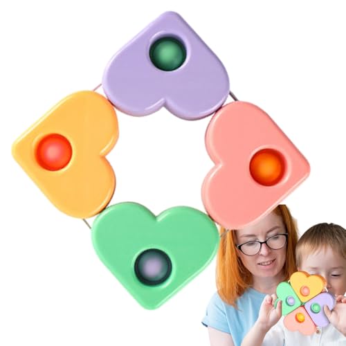 Besreey Drücken Sie sensorisches Spielzeug, sensorisches Greifspielzeug - Lernspielzeug zum intellektuellen Erleben von Farben - Spielzeug für die frühe Entwicklung, Handspiele für Kinder, bunt, für von Besreey