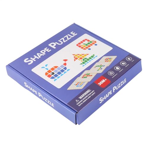 Besreey Farbanpassungs -Sortierplatte, Formen Sorter Board Toys,Holzkindrätsel - Sicheres passendes Spiel frühes Entwicklungs- und Aktivitätsspielzeug für Kinder im Vorschulalter von Besreey