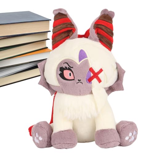 Besreey HazbinHotel Plüsch Puppe, Hell Inn Anime Plüschpuppe, Husk Plush Puppe, 30cm, Husk-Meow Plush, Soft Anime Stuffed Figure Doll for Kids Adults, Christmas Choice for Boys Girls von Besreey