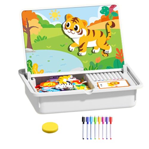 Besreey Magnetisches Puzzle Für Kinder,Vorschule Puzzle Spielzeug Zweiseitig - Magnetisches Zuordnungsspiel für Kinder Vorschule Kindergarten Zuhause Reise Geschenk,Für Weihnachten Neujahr Zuhause Besreey Magnetisches Puzzle Für Kinder,Vorschule Puzzle Spielzeug Zweiseitig - Magnetisches Zuordnungsspiel für Kinder Vorschule Kindergarten Zuhause Reise Geschenk,Für Weihnachten Neujahr Zuhause von Besreey