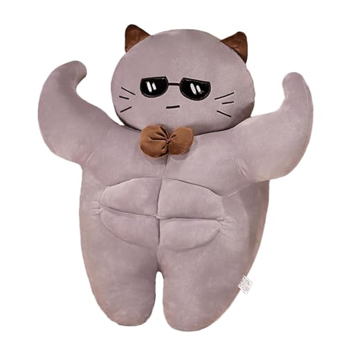 Besreey Muskelgefüllte Tier, niedliche Tierplüscheln - Cartoon Muscle Plüsch Tier Stoffpuppe,Lustige Huggable Doll, Lustige Plüschpuppe Home Dekoration für Tisch, Wohnzimmer und Bebroom von Besreey