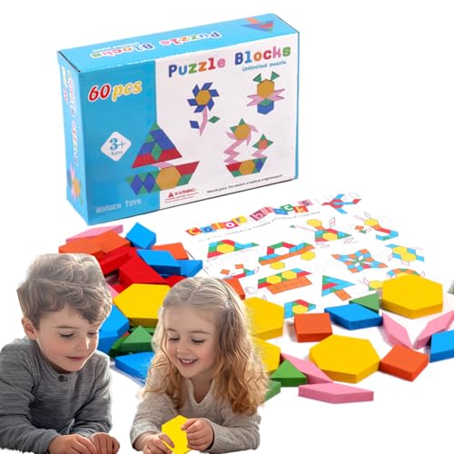 Besreey Musterblöcke - Tangram Spielzeug Geometrisches Formenpuzzle für den Kindergarten,Lernspielzeug Für Kindergarten Vorschule Zuhause & Reisen, Feinmotorik Spielzeug Ab 3 Jahren Besreey Musterblöcke - Tangram Spielzeug Geometrisches Formenpuzzle für den Kindergarten,Lernspielzeug Für Kindergarten Vorschule Zuhause & Reisen, Feinmotorik Spielzeug Ab 3 Jahren von Besreey