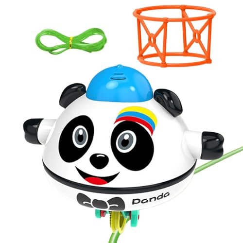 Besreey Seiltanz-Einrad, Seiltanz-Gyrobot, Panda-Gyro, Mehrere Spielmodi, niedliches, ausgewogenes Fingerspitzen-Gyroskop-Spinner-Spielzeug für endlosen Spaß von Besreey